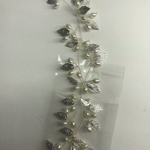 Pearlescent Bohemian Bridal Hair Jewelry